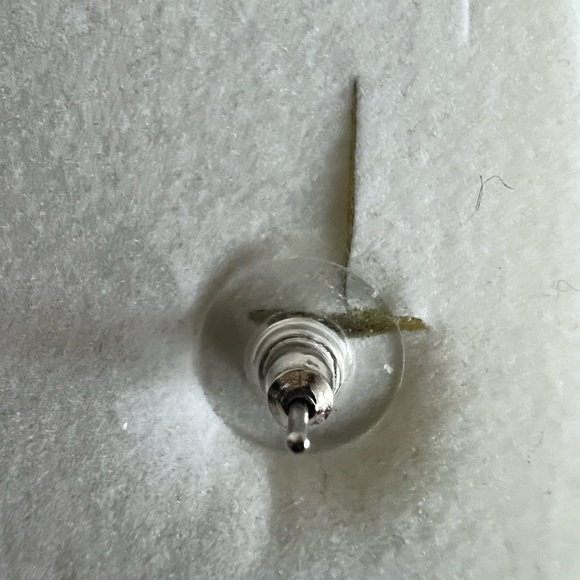 Cubic Zirconia and pave crystal drop earrings - Picture 6 of 7